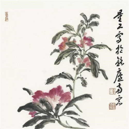 李文亮      花卉     35X35CM